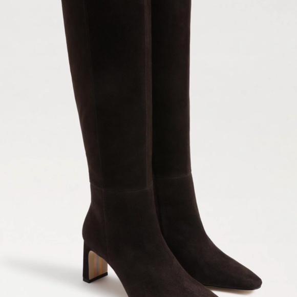 Sam Edelman Sylvia chocolate brown suede boots - Picture 7 of 7